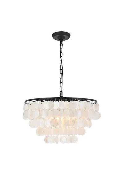 Elegant Selene 4 Light Black Pendant LD5050D20BK