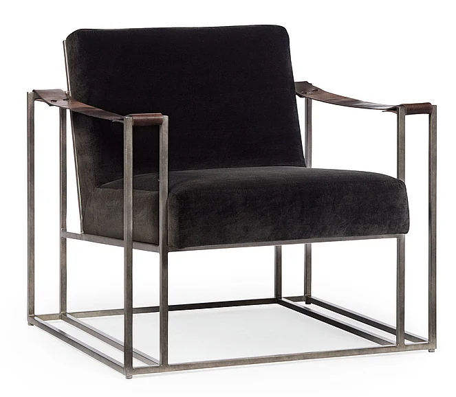 Bernhardt Upholstery Dekker Chair in Fabric B3212 CUSTOM ITEM