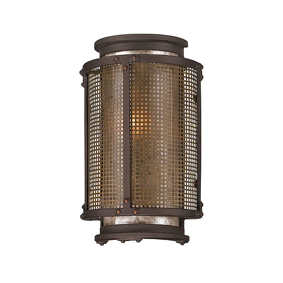 Troy Lighting Copper Mountain Exterior Wall Sconce B3271-BRZ/SFB
