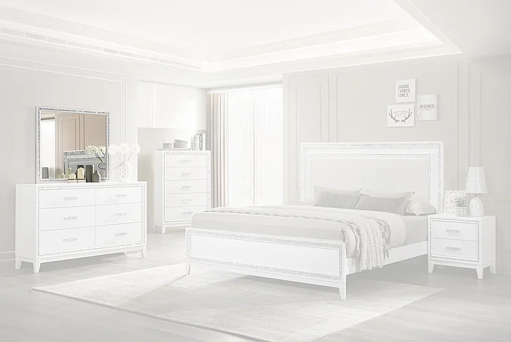 Massa Gallery Tala Mirror in White B330-2