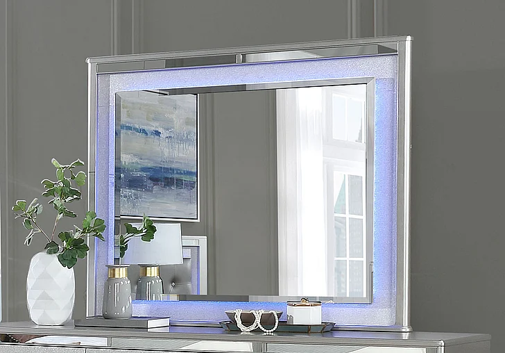 Titanic Furniture B333 Mirror with LED in Silver B333 M