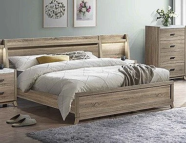 Crown Mark Tilston King Panel Bed