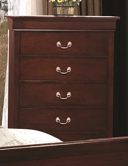 Titanic Furniture Louis Chest in Cherry B342 C