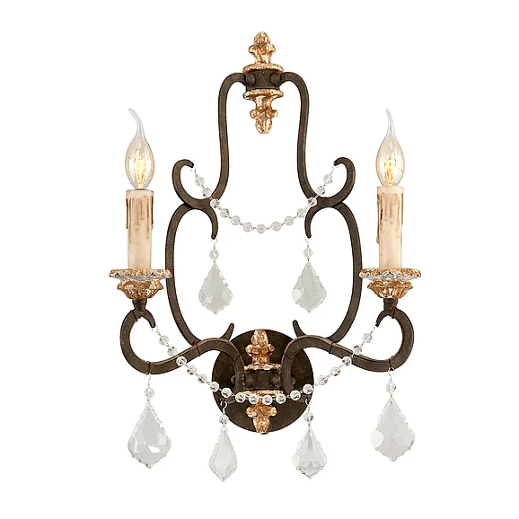 Troy Lighting Bordeaux Wall Sconce B3512-PZ/DG