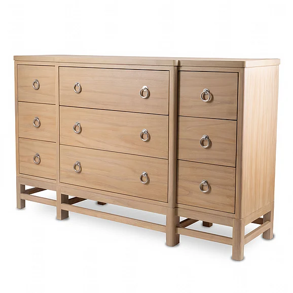 Sea Winds Monterey 9 Drawer Dresser in Sandstone B36636-SANDSTONE