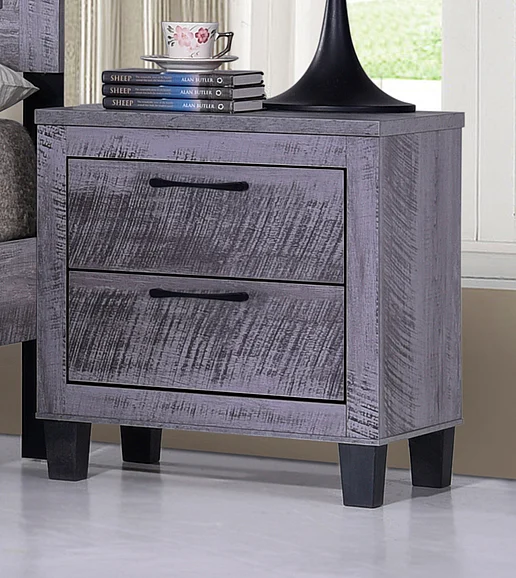 Titanic Furniture Lilac Nightstand in Gray B366 N