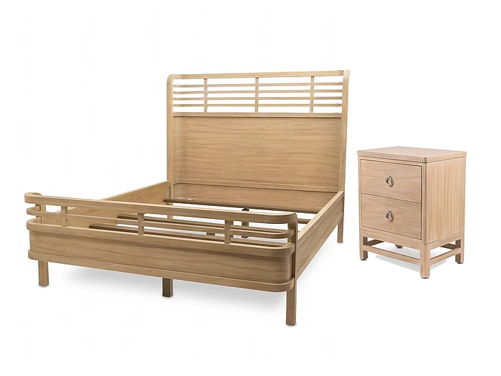 Sea Winds Monterey 2pc Bedroom Set in Sandstone
