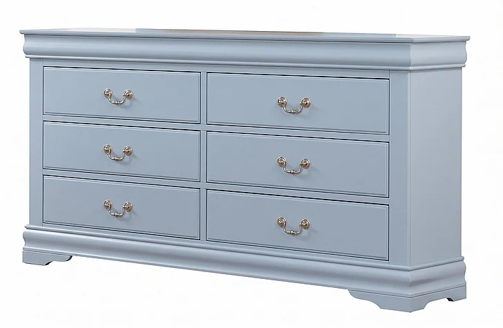 Crown Mark Louis Philip Dresser in Morandi Blue B3760-1