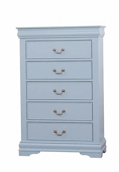 Crown Mark Louis Philip Chest in Morandi Blue B3760-4