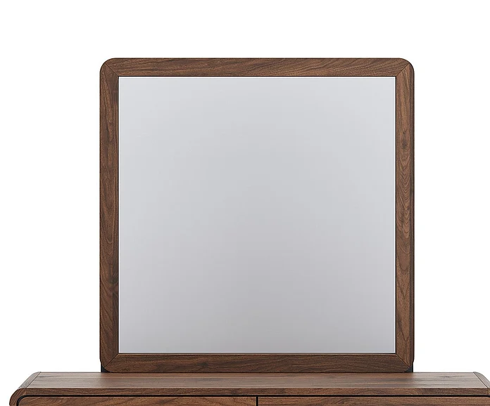 Chadworth Bedroom Mirror in Walnut Brown NCB386-36