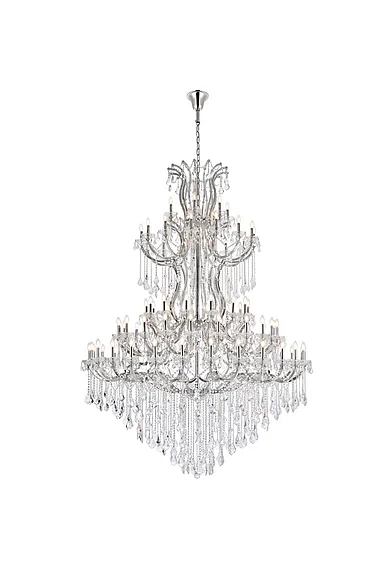 Elegant Maria Theresa 85 Light Chrome Chandelier Clear Royal Cut Crystal 2800G96C/RC