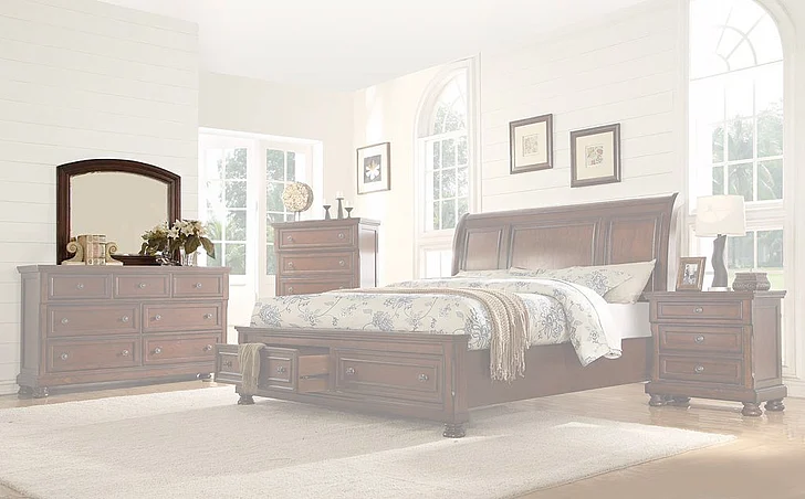 Massa Gallery Carson Mirror in Brown B420-2
