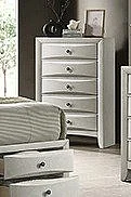 Crown Mark Emily Chest White in White B4255-4