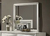 Crown Mark Emily Dresser Mirror Top in White B4255-11