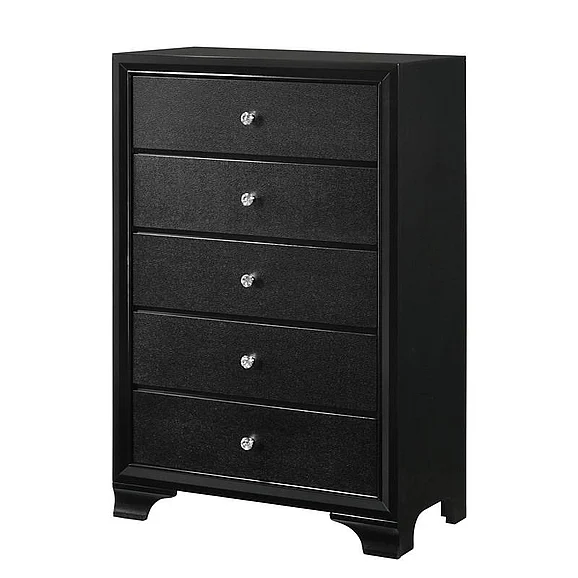 Crown Mark Micah Chest in Black B4350-4
