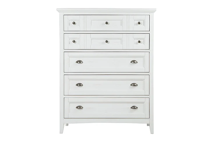 Magnussen Furniture Heron Cove Drawer Chest in Chalk White B4400-10
