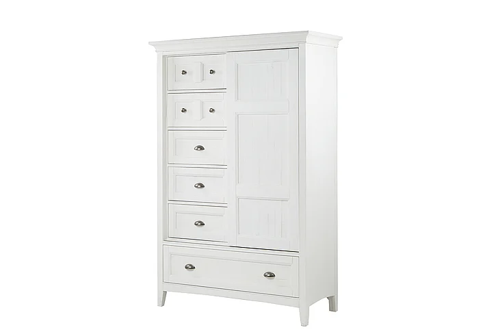 Magnussen Furniture Heron Cove Door Chest in Chalk White B4400-13