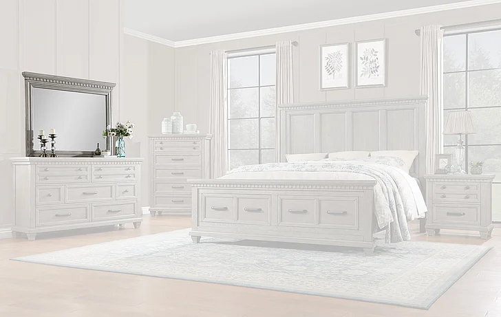 Massa Gallery Jaxon Mirror in Grey B460-2