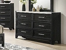 Crown Mark Lamar Dresser in Black B4680-1
