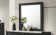 Crown Mark Lamar Dresser Mirror Top in Black B4680-11