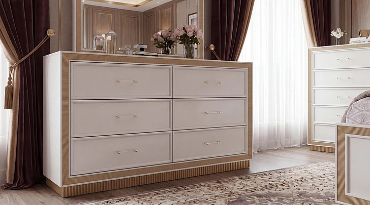 Massa Gallery LOLO Dresser in Gold B468-1
