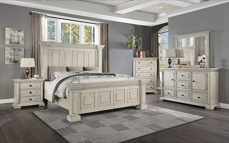 Massa Gallery Amelio 2pc Bedroom Set in White