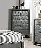 Crown Mark Denker Chest in Gun Metal B4715-4