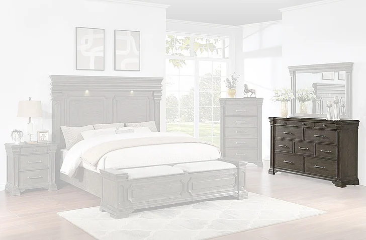 Massa Gallery Flint Dresser in Brown B477-1