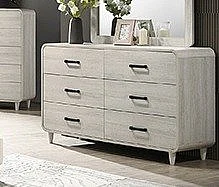 Crown Mark Nyomi Dresser in White B4900-1
