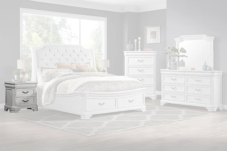 New Classic Lyndhurst Nightstand - Vintage White B493W-040 PROMO