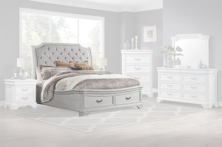 New Classic Lyndhurst White - King Bed 00-493W-100 PROMO