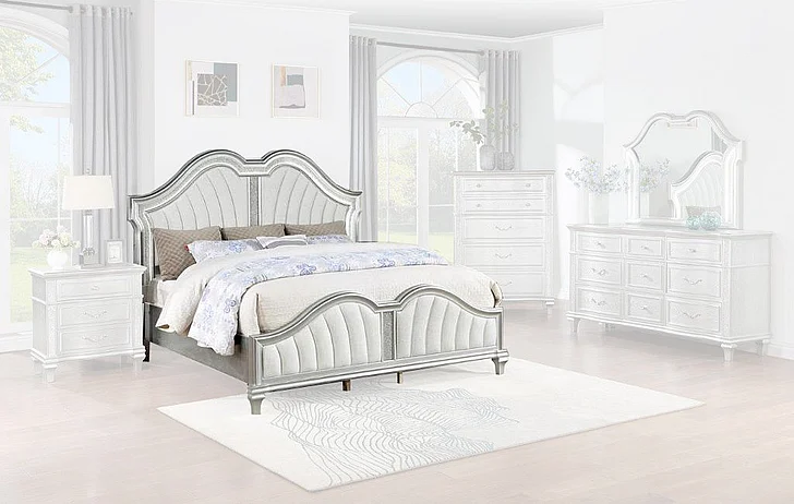 Massa Gallery Izabella Queen Arch Bed in White