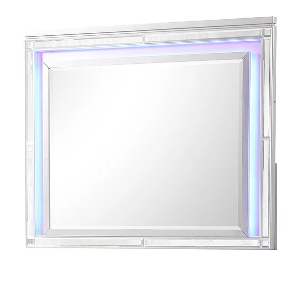 Massa Gallery Emma Mirror in Silver B515-2