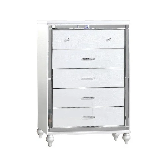Massa Gallery Emma Chest in White B516-5