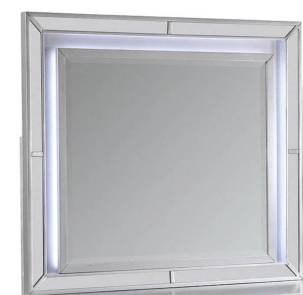 Massa Gallery Demi Mirror in Silver B519-2
