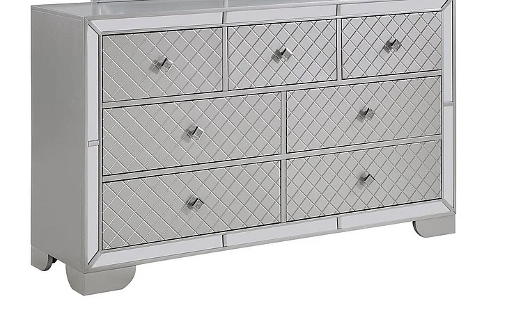 Massa Gallery Demi Dresser in Silver B519-1