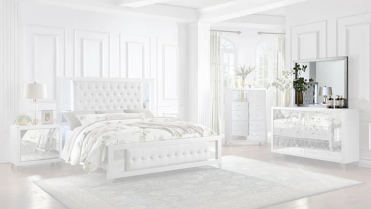 Massa Gallery Zara Mirror in Silver B530-2