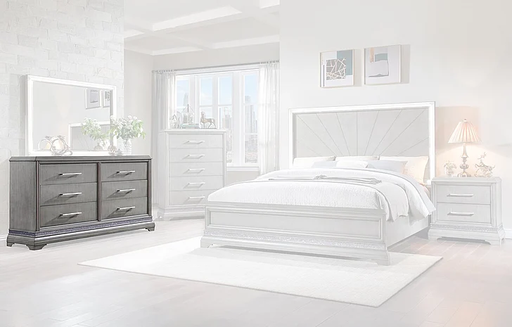 Massa Gallery Jordan Dresser in Gray B545-1