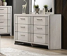 Crown Mark Carlton Dresser in White B5552-1