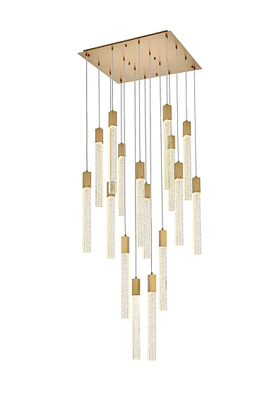 Elegant Weston 16 Lights Pendant in Satin Gold 2066G30SG