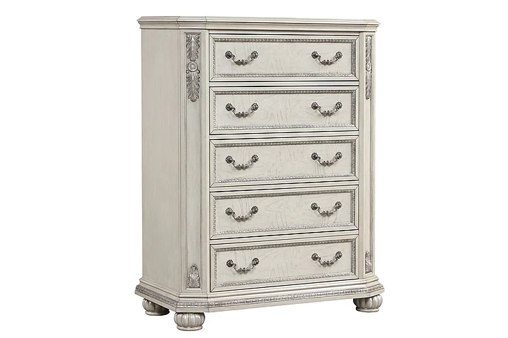 Massa Gallery Arizona Chest in Antique White B570-5