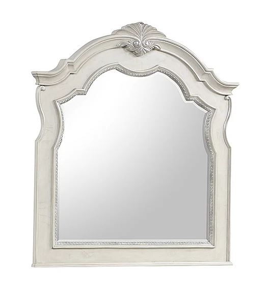 Massa Gallery Arizona Mirror in Antique White B570-2