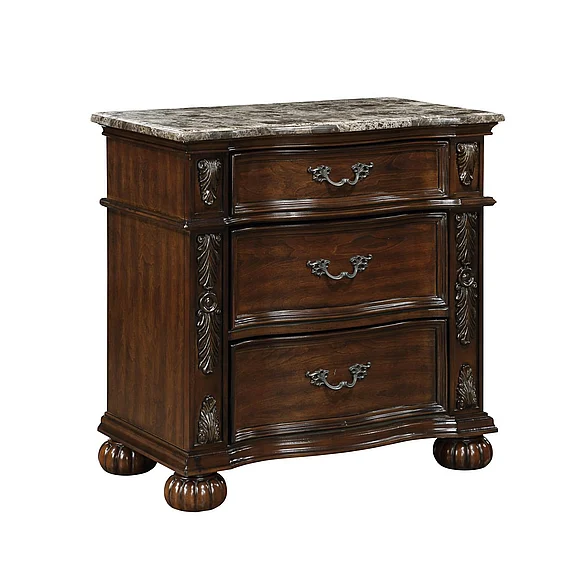 Massa Gallery Atlas Nightstand in Brown B580-3