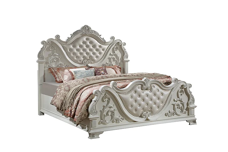 Massa Gallery Austin Queen Arch Bed in White