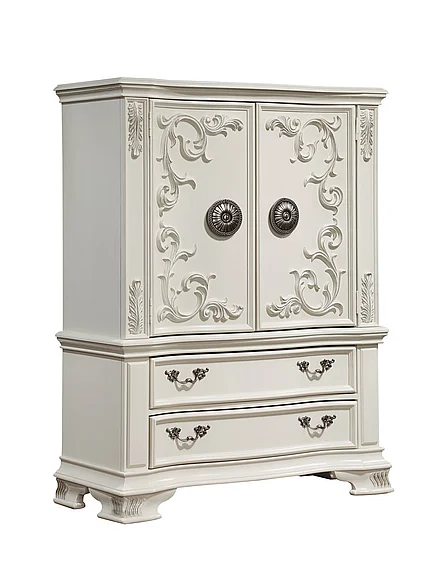 Massa Gallery Austin Chest in White B585-5
