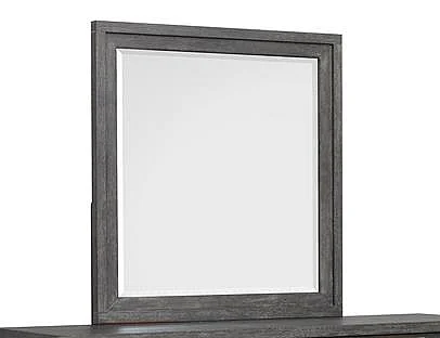 Magnussen Furniture Kinsley Portrait Mirror in Black Heron B5890-42