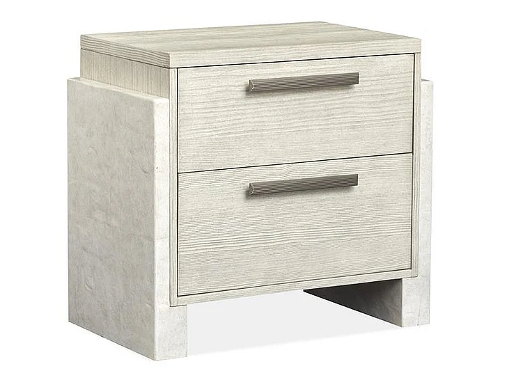 Magnussen Furniture Lorelei Drawer Nightstand in Misty Cloud B5893-01