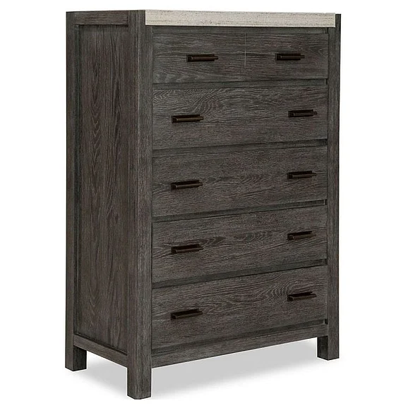 Magnussen Furniture Plum Creek Drawer Chest in Ravenwood Black B5990-10 PROMO