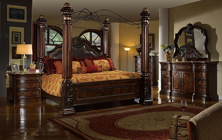 McFerran Home Furnishing B6005 4pc Bedroom Set