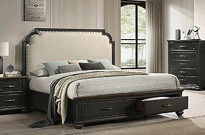 Crown Mark Hamilton Queen Panel Bed